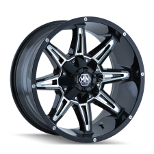 MAYHEM RAMPAGE (BLACK W/MILLED SPOKES) Wheels
