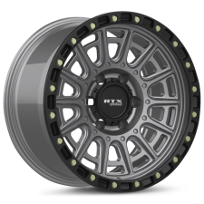 RTX Striker (Gunmetal, Matte Gunmetal with Black Lip and Milled Rivets) Wheels