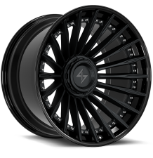 SENTALI BARREL FORGED XTREME BFX1 (Gloss Black Lip / Matte Black Centre) Wheels