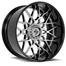 SENTALI BARREL FORGED XTREME BFX5 (Gloss Black Lip / Chrome Centre) Wheels
