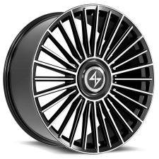 Sentali Luxx Spectre (Gloss Black Machined) Wheels