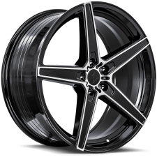 Sentali Street SS4 (Gloss Black Machined) Wheels