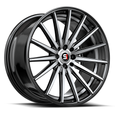 SPEC-1 RACING SP-69 (Gloss Black Machined/Undercut) Wheels
