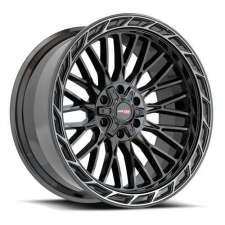 VORTEK VRP-502 (Black Diamond Cut Ring W/ Dark Tint) Wheels