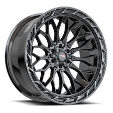 VORTEK VRP-503 (Black Diamond Cut Ring W/ Dark Tint) Wheels